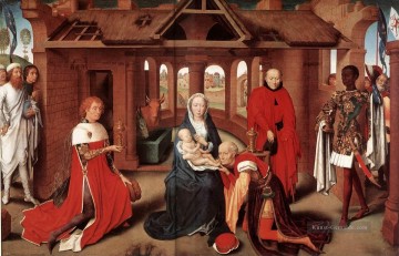 magi - Anbetung der Könige 1470 Niederländische Hans Memling